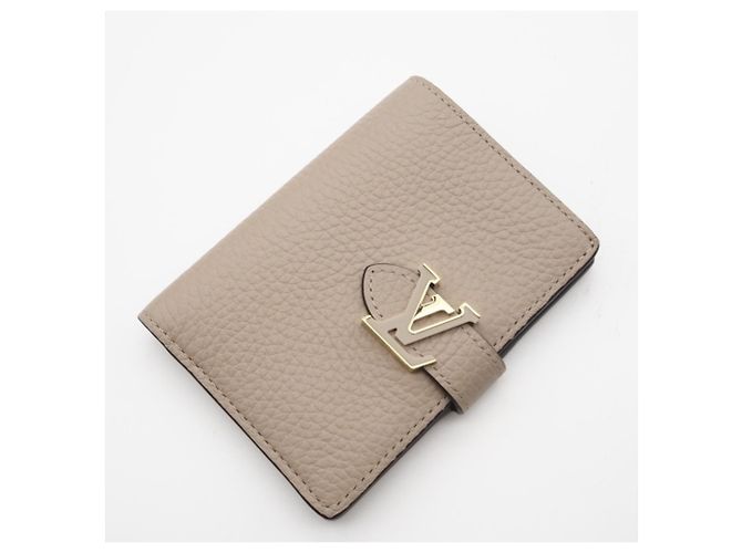 Billetera Compacta Vertical Taurillon Louis Vuitton Azul Beige - Ansicht 3
