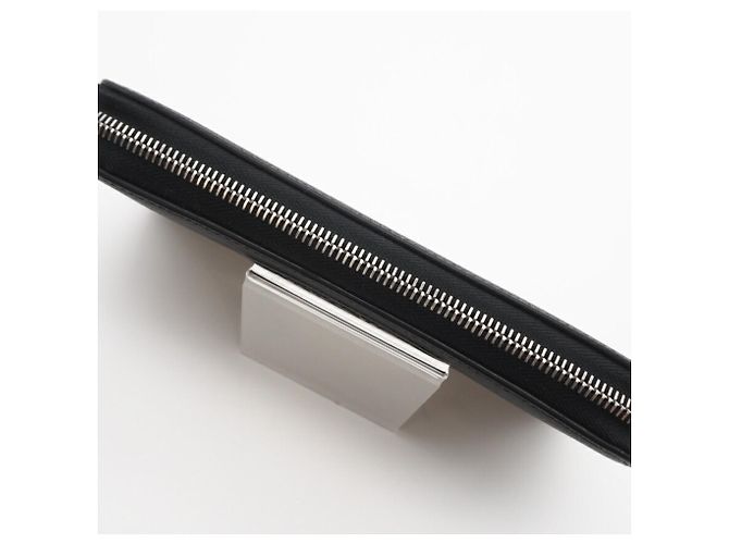 Prada Saffiano Long Wallet Black - view 5