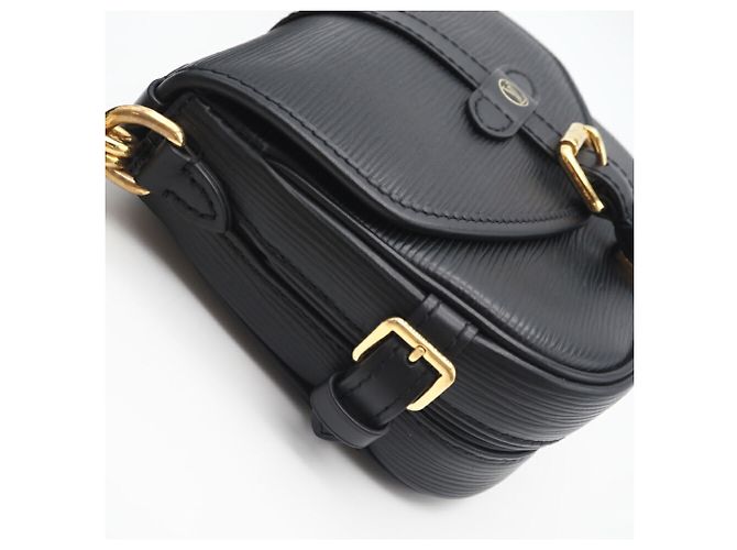 Borsa a Spalla Saumur BB Epi Louis Vuitton Nero - vista 6