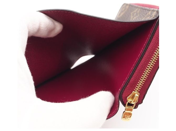 Portafoglio Lou Bifold Monogramma Louis Vuitton Marrone Rosso Fuschia - vista 10