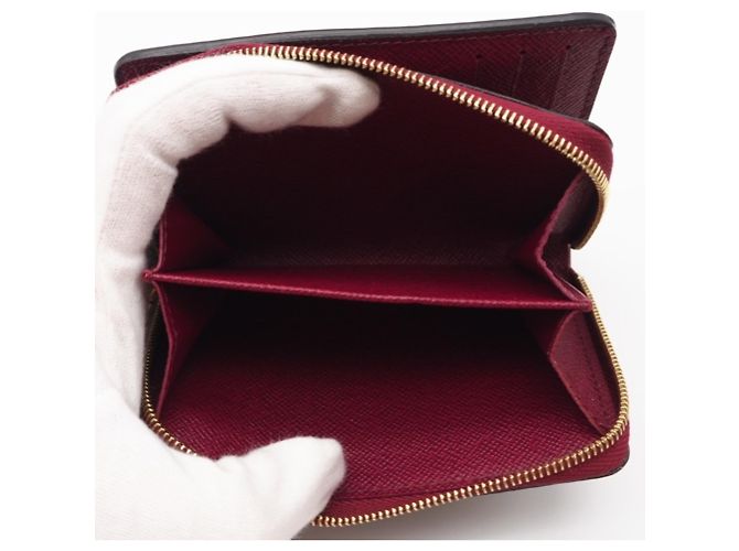 Portafoglio Lou Bifold Monogramma Louis Vuitton Marrone Rosso Fuschia - vista 11