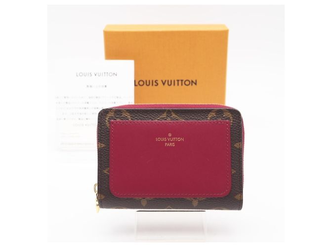 Portafoglio Lou Bifold Monogramma Louis Vuitton Marrone Rosso Fuschia - vista 2