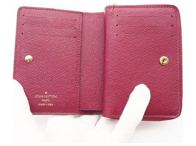 Portafoglio Lou Bifold Monogramma Louis Vuitton Marrone Rosso Fuschia - vista 9