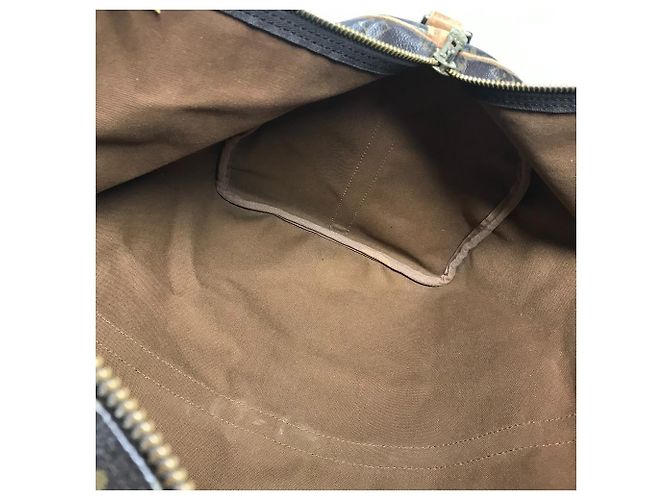Keepall Borsa a Spalla in Tela Monogram Louis Vuitton Marrone - vista 15