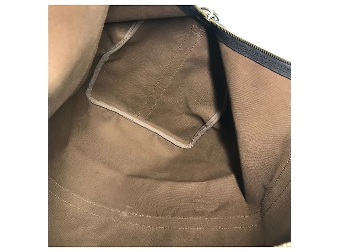 Keepall Borsa a Spalla in Tela Monogram Louis Vuitton Marrone - vista 16