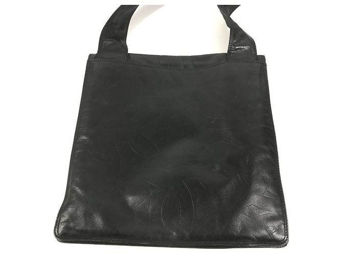 Borsa a tracolla in pelle nera Chanel Nero - vista 3