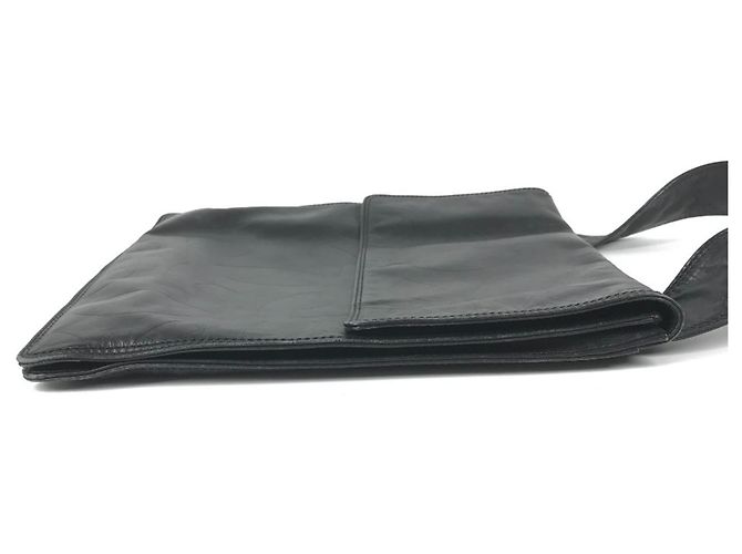 Borsa a tracolla in pelle nera Chanel Nero - vista 5