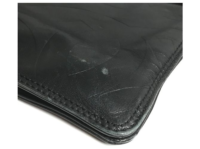 Borsa a tracolla in pelle nera Chanel Nero - vista 7