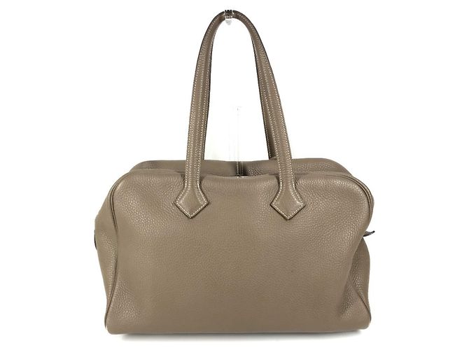 Borsa a spalla Victoria 35 di Hermès Marrone - vista 2