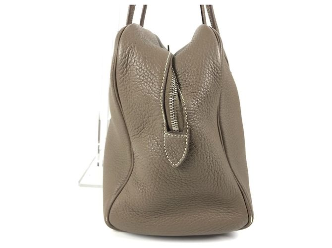 Borsa a spalla Victoria 35 di Hermès Marrone - vista 3
