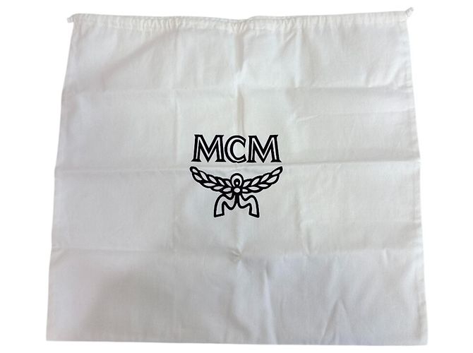 Bolsa sling em denim MCM com tachas acolchoadas Azul - vista 14