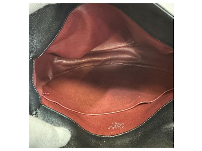 Borsa a Spalla Trinity Mini di Cartier Nero - vista 10