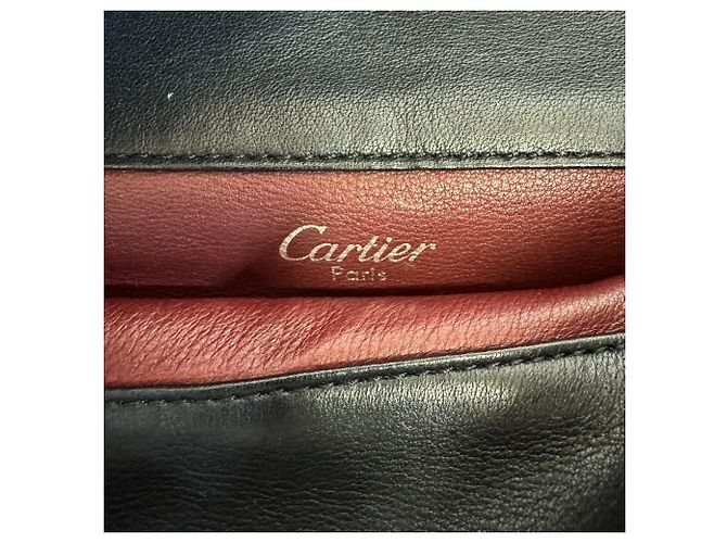 Borsa a Spalla Trinity Mini di Cartier Nero - vista 14