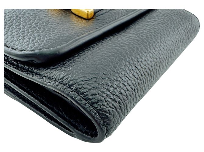 Chloé Marcie Small Trifold Wallet in Black - view 4
