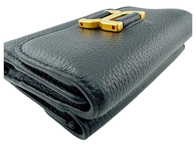 Chloé Marcie Small Trifold Wallet in Black - view 6