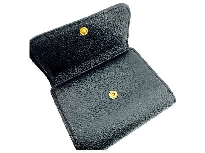 Chloé Marcie Small Trifold Wallet in Black - view 8