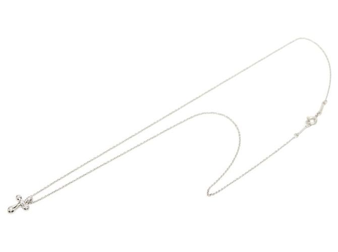 Tiffany & Co Collana con pendente a croce piccolo Elsa Peretti di Tiffany Argento - vista 4