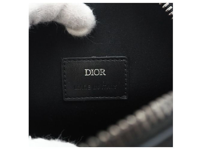 Borsa a spalla verticale Dior CD Diamond Christian Dior Marrone Nero - vista 11