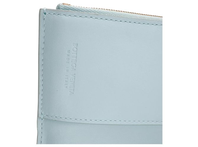 Billetera Compacta Cassette Bottega Veneta en Azul - vista 12
