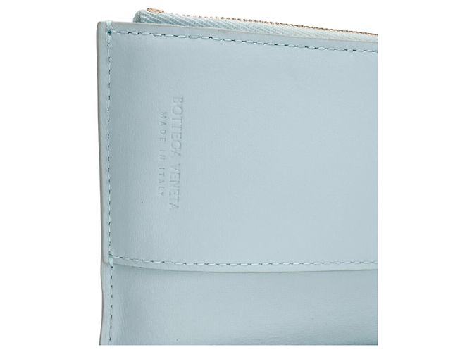 Billetera Compacta Cassette Bottega Veneta en Azul - vista 13