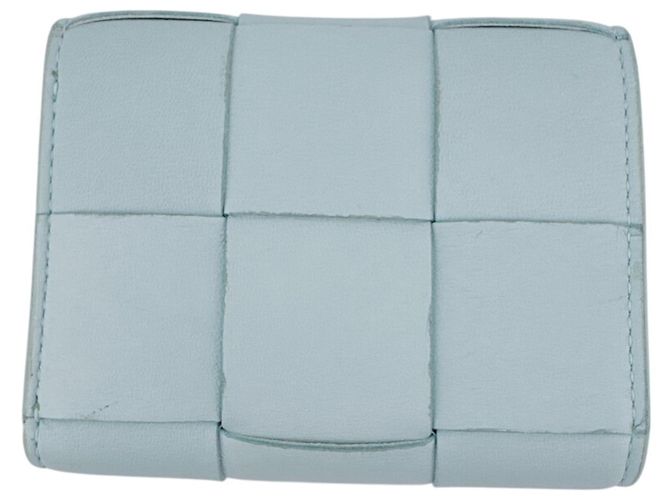Billetera Compacta Cassette Bottega Veneta en Azul - vista 2