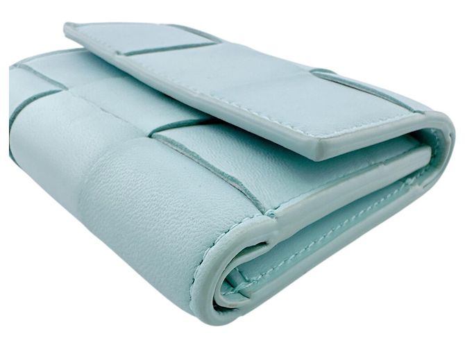 Billetera Compacta Cassette Bottega Veneta en Azul - vista 7