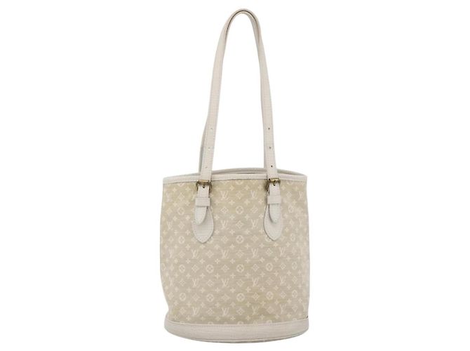 Louis Vuitton Petit Bucket Mini Lin Beige - vista 2