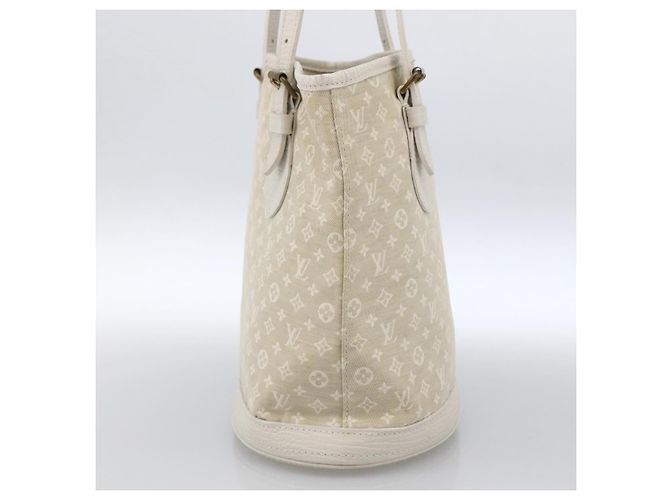 Louis Vuitton Petit Bucket Mini Lin Beige - vista 3