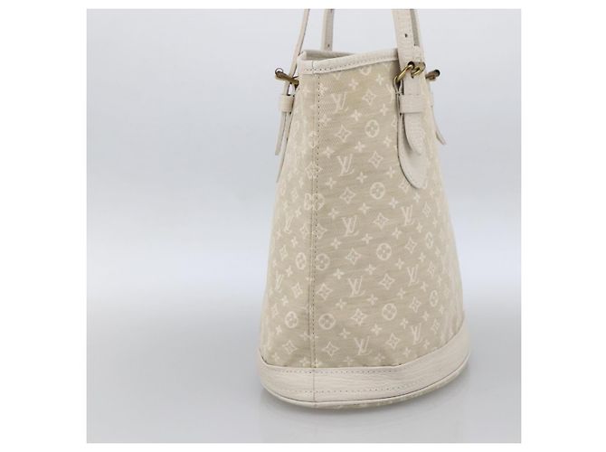 Louis Vuitton Petit Bucket Mini Lin Beige - vista 4
