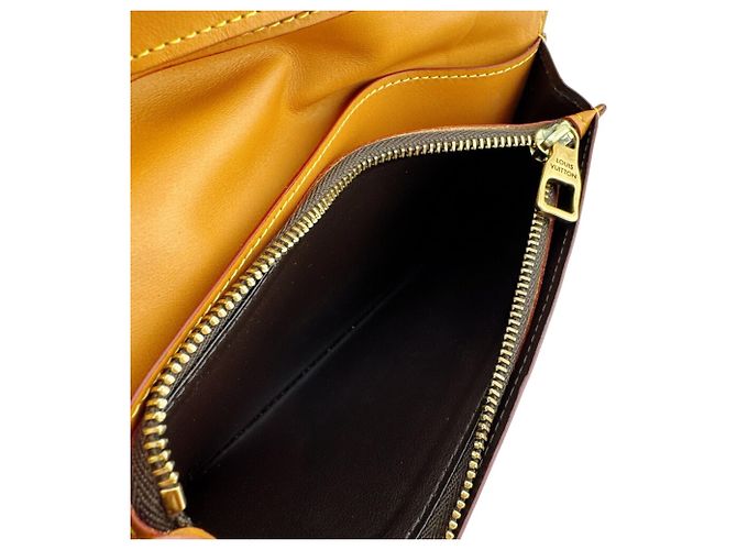 Brazza Louis Vuitton Monogram Lang Wallet Braun - Ansicht 11