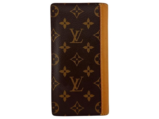 Brazza Louis Vuitton Monogram Lang Wallet Braun - Ansicht 2