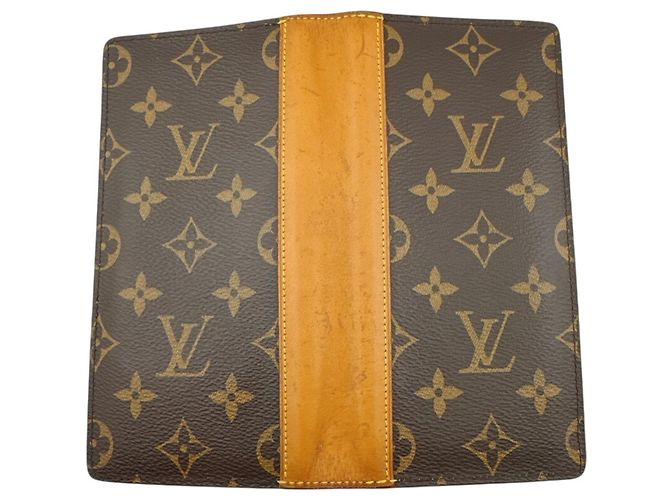Brazza Louis Vuitton Monogram Lang Wallet Braun - Ansicht 7