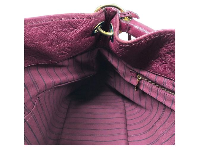 Louis Vuitton Artsy MM Monogram Empreinte Handtasche in Lila - Ansicht 10