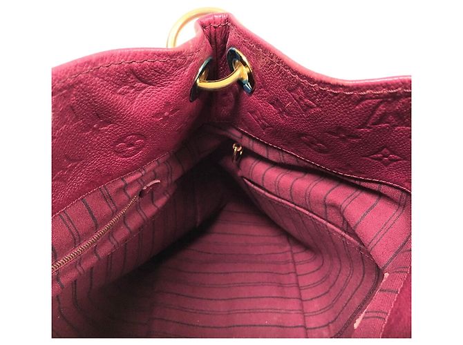 Louis Vuitton Artsy MM Monogram Empreinte Handtasche in Lila - Ansicht 11