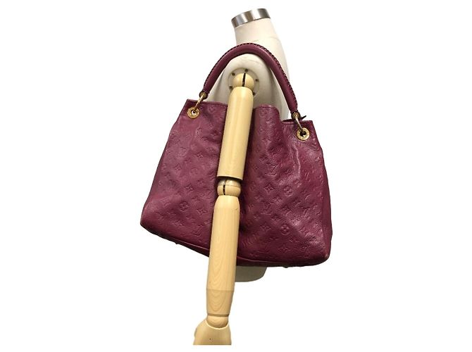 Louis Vuitton Artsy MM Monogram Empreinte Handtasche in Lila - Ansicht 16