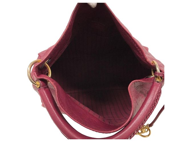 Louis Vuitton Artsy MM Monogram Empreinte Handtasche in Lila - Ansicht 9