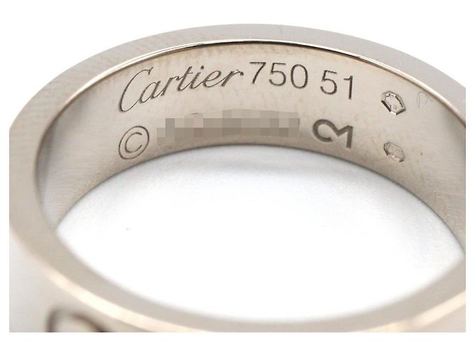 Anello Love Cartier in oro bianco 18K Argento - vista 3