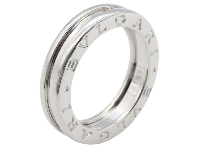 Bulgari Anello Bvlgari B-zero1 in oro bianco 18K Argento - vista 3