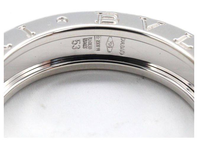 Bulgari Anello Bvlgari B-zero1 in oro bianco 18K Argento - vista 4