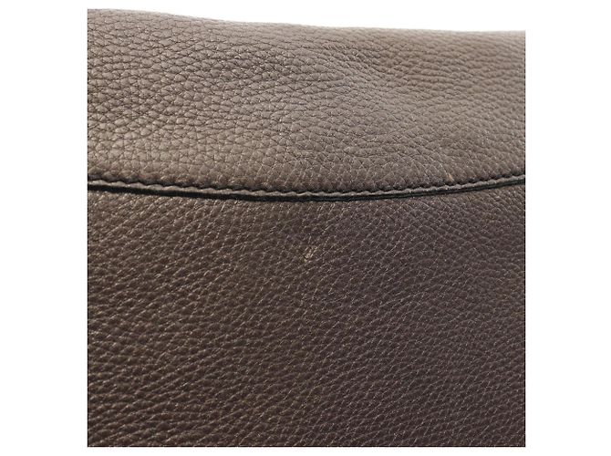 Céline Borsa a tracolla in pelle marrone Celine - vista 10