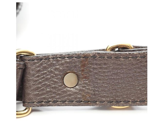 Céline Borsa a tracolla in pelle marrone Celine - vista 12