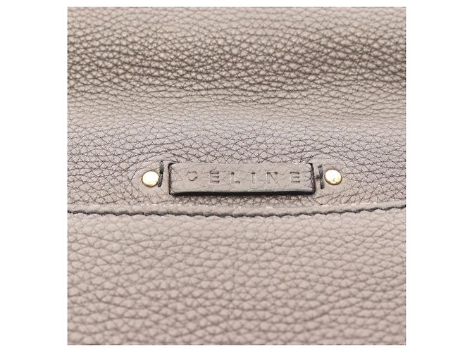 Céline Borsa a tracolla in pelle marrone Celine - vista 4