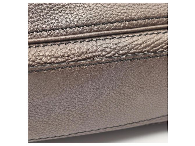 Céline Borsa a tracolla in pelle marrone Celine - vista 6