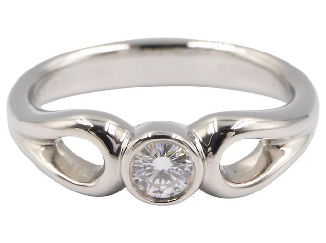 Tiffany & Co. Double Open Diadrop 1PD Ring Silvery - view 2
