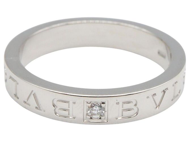 Bulgari Anello Bvlgari B-zero1 in oro bianco 18K Argento - vista 2