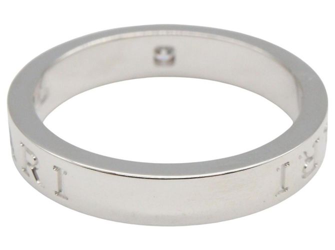 Bulgari Anello Bvlgari B-zero1 in oro bianco 18K Argento - vista 3