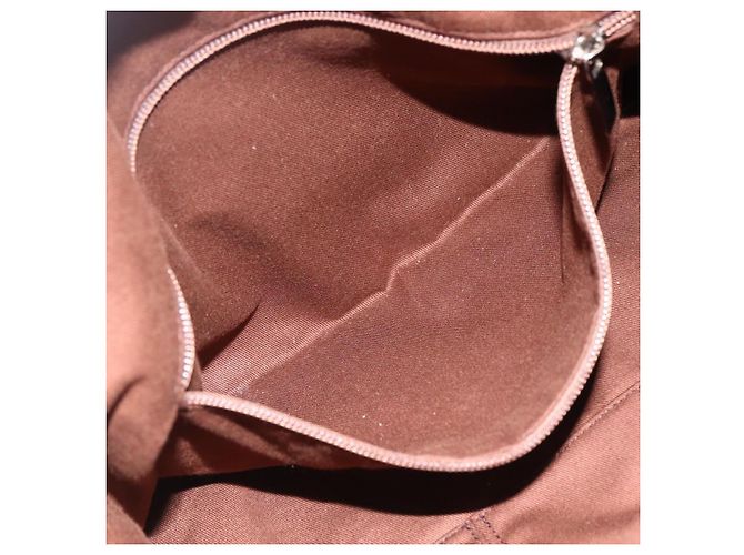 Borsa a mano Gancini in pelle bianca e argento di Salvatore Ferragamo Auth LNZ426 Bianco - vista 21