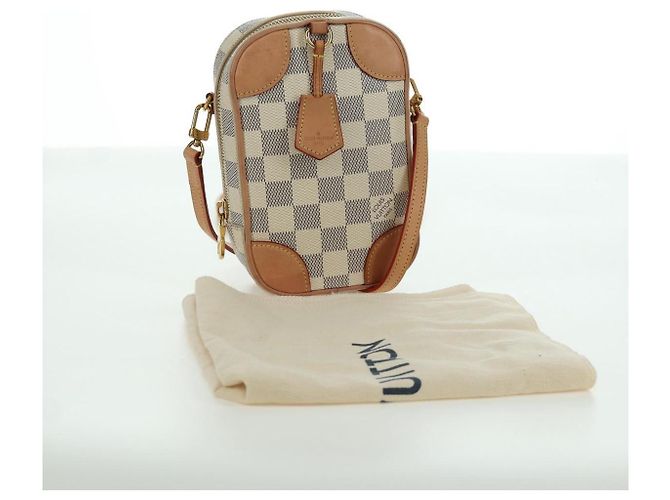 LOUIS VUITTON Borsa a Spalla Neocapie Damier Azur N60360 LV Auth 173117M - vista 12