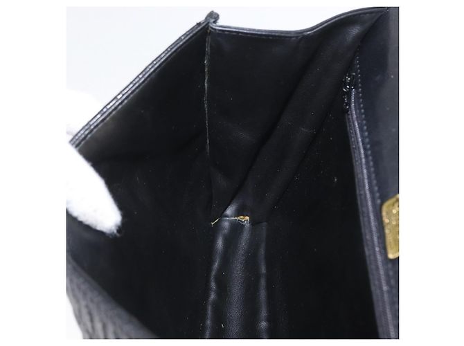 BALLY Borsa a Spalla Trapuntata in Pelle 2 in 1 Nera Oro Auth BA11038 Nero D'oro - vista 21