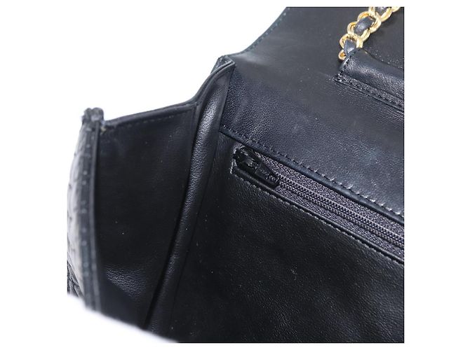 BALLY Borsa a Spalla Trapuntata in Pelle 2 in 1 Nera Oro Auth BA11038 Nero D'oro - vista 22